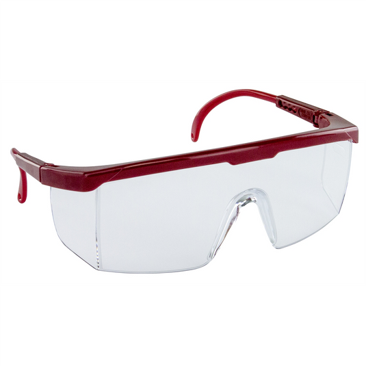 SAS Safety Safe Glasses Red/Clear