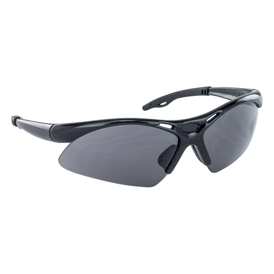 SAS Safety Diamondback Safe Glasses w/ Black Frame and Shade Lens
