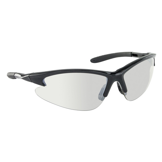 SAS Safety DB2 Safe Glasses w/ Black Frame and Indoor/Outdoor Lens in Polybag