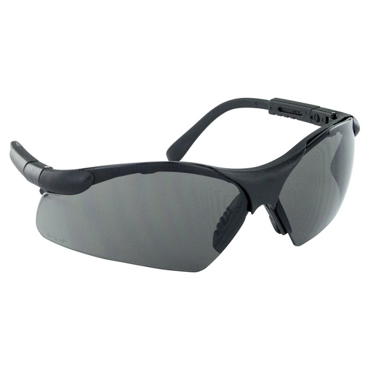 SAS Safety Sidewinders Safe Glasses w/ Black Frame and Shade Lens in Polybag