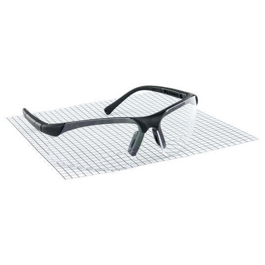 SAS Safety Sidewinder 1.5x Readers Safe Glasses w/ Black Frame and Clear Lens in Polybag