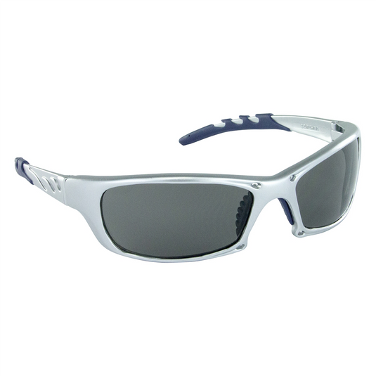 SAS Safety GTR Safe Glasses w/ Shade Lens and Silver Frame; Polybag
