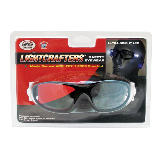 SAS Safety LED READERS W/LED LIGHTS 2.0 LENS CLAM