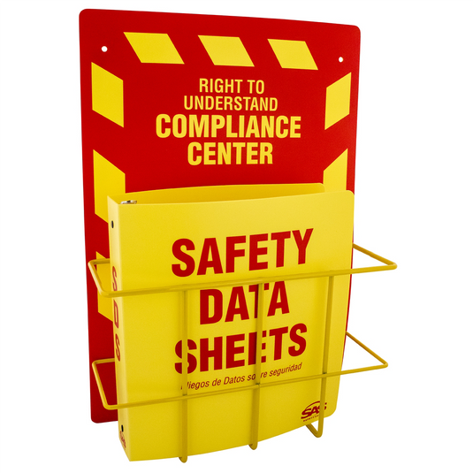 SAS Safety Wall Mount SDS Compliance Center w/ 1.5 in. Binder