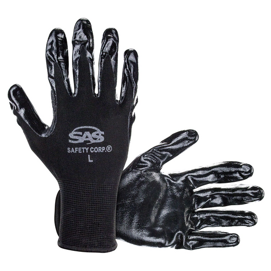 SAS Safety 1-pr of PawZ Nitrile Coated Palm Gloves; S