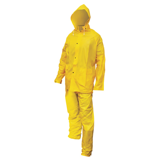 SAS Safety Lightweight PVC Rain Suit; XL