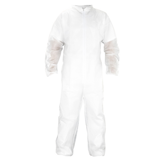 SAS Safety Disp. Lightweight Polypropylene Coveralls; XL