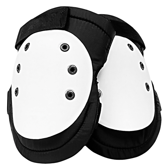 SAS Safety Deluxe Plastic Cap Knee Pads w/ Velcro Closures; Water and Abrasion Resistant