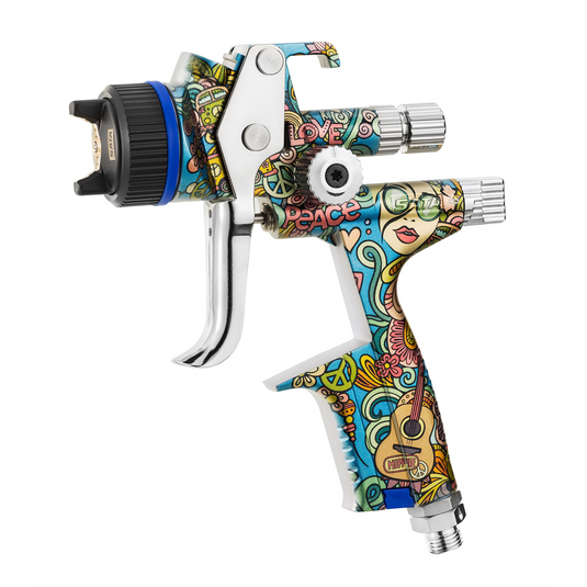SATA X5500 HVLP Gun; Lim Ed Hippie; 1.3 O; RPS Cups