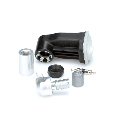 Schrader 90� Programmable EZ-sensor (Clamp-In; 314.9/315/433MHz) with Silver Angled Valve