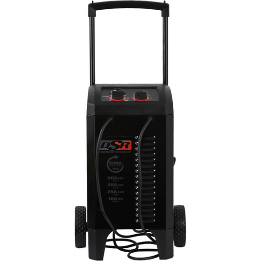 Schumacher Electric DSR140 12V/24V ProSeries Manual Wheel  Battery Charger/ Engine Starter
