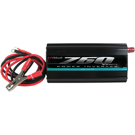 Schumacher Electric 750 Watt DC to AC Digital Power Inverter with (2) 120V AC Outlets; (1) USB Port Power Directly Connect to Battery