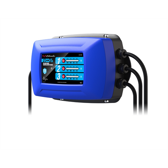Schumacher Electric On-Board Marine 3-Bank Sequential Battery Charger