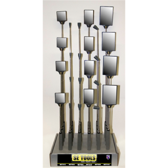 SE Tools 24PC MIRROR & MAGNET DISPLAY