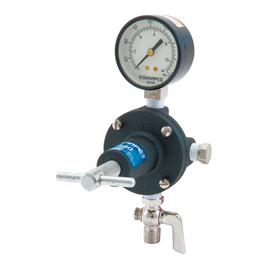 REGULATOR AIR 50CFM 3 1/4IN.OUT 3/8IN.IN GAUGE