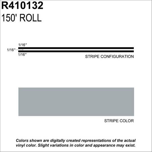 MS; 3/16"" X 150'; Pewter Metallic