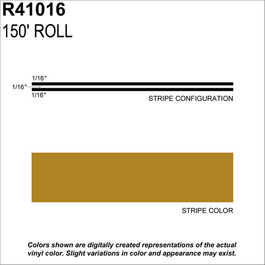 MS; 3/16"" X 150'; Gold Metallic