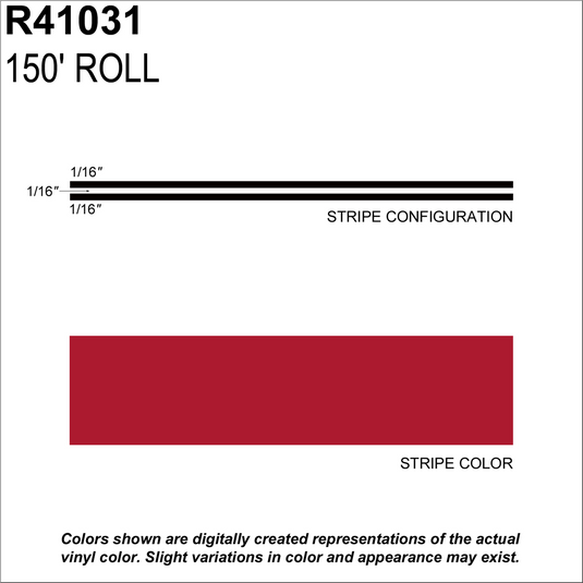MS; 3/16"" X 150'; Fire Red