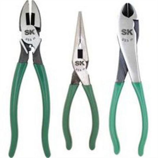 S K Hand Tools Set Pliers Pump 3Pc