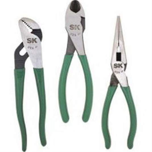 S K Hand Tools Set Pliers 3Pc