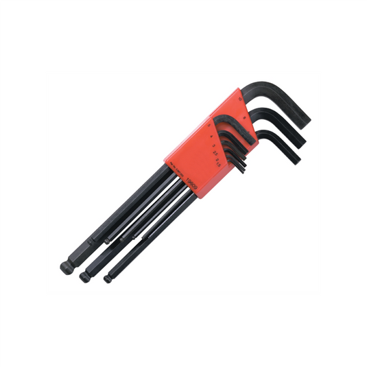 HEX KEY SET 9 PC BALL END METRIC