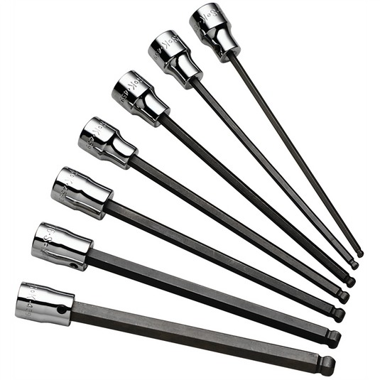 S K Hand Tools LONG BALL SAE ALL SET