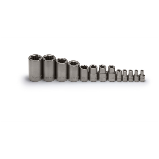 S K Hand Tools 13PC EXTERNAL TORX PLUS SOCKET SET