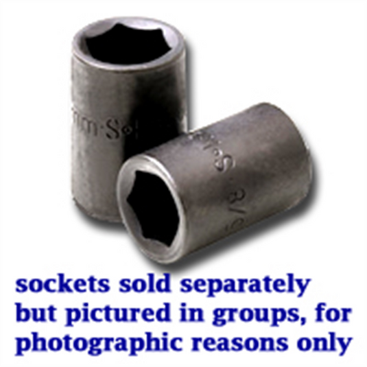 S K Hand Tools SOCKET IMPACT 8MM 1/2IN. DRIVE STD 6 POINT