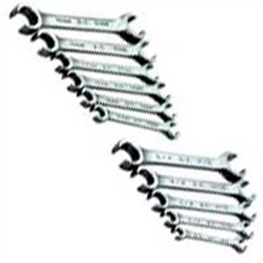 S K Hand Tools FLARENUT WRE SET 11PC SAE/METRIC
