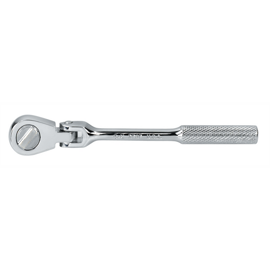 S K Hand Tools RATCHET 1/4IN. DRIVE FLEX HEAD 6.3IN