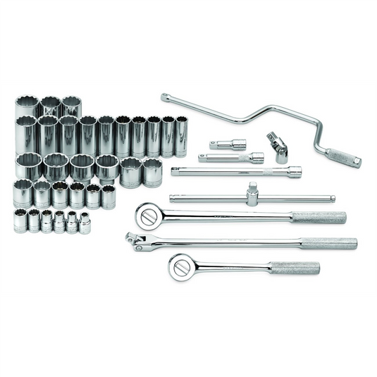 S K Hand Tools Set Skt 1/2dr Std/dp 12pt Fr 4