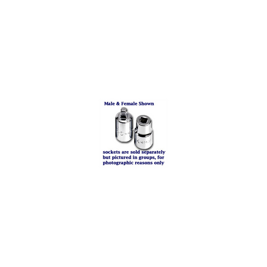 S K Hand Tools SOC 1/4 3/8D PIPE PLG 4PT MALE