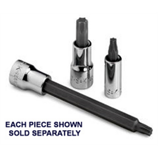 S K Hand Tools SOCKET TORX BIT T-10 1/4IN. DRIVE 4IN. LENGTH