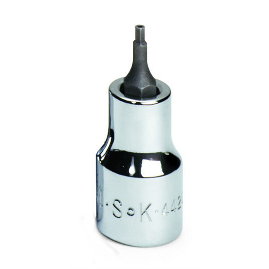 S K Hand Tools Skt Bit Chrm 3/8dr 7/64 Tmprpf