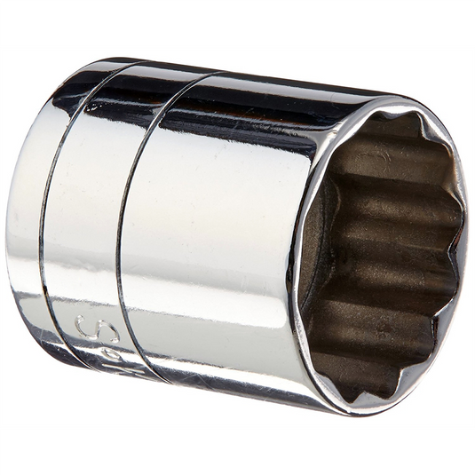 S K Hand Tools SOCKET 1"" 3/8"" DRIVE STD 12 POINT