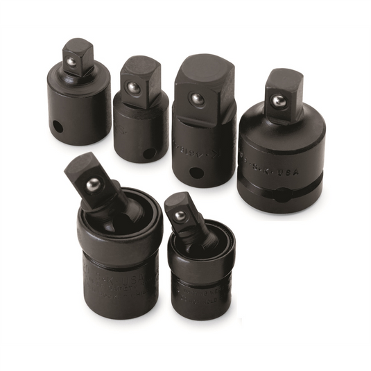 S K Hand Tools 6PC IMPACT UNIVERSAL/ADAPTER SET