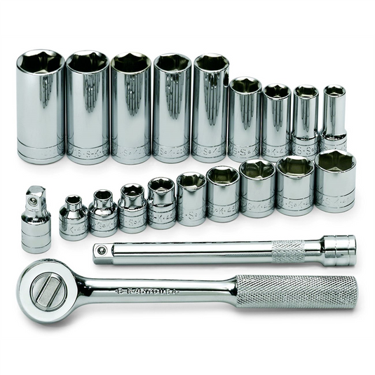 S K Hand Tools Set Skt 3/8dr 6pt Fr21pc