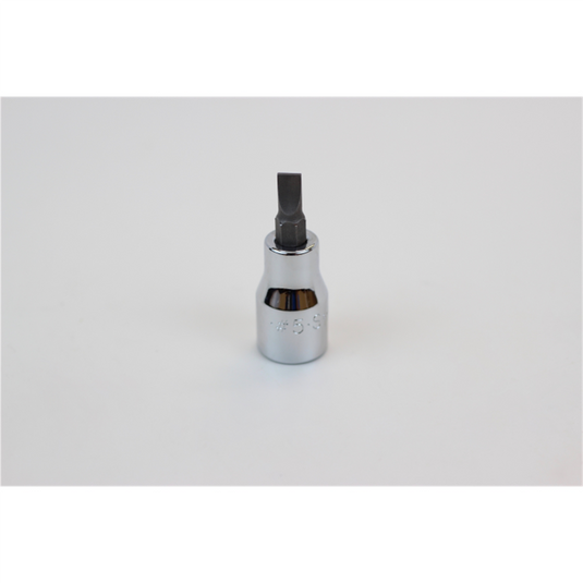 S K Hand Tools 3/8 in. Drive Slotted Screwdriver Bit Socket No. 5