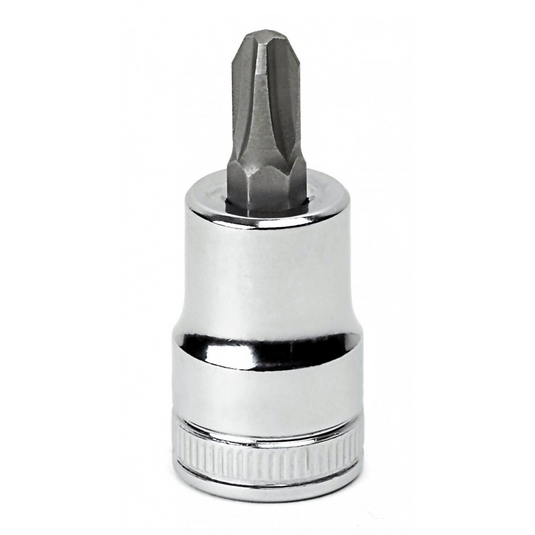 S K Hand Tools 3/8 in. Drive Pozidrive Screwdriver Bit Socket No.