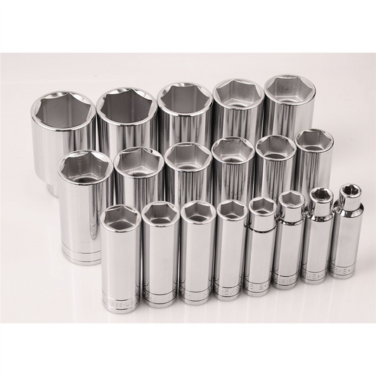 S K Hand Tools Set Skt 1/2dr Dp 6pt Fr 19pc