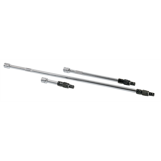 S K Hand Tools SOCKET EXTENSION LOCKING SET 3PC 1/4IN. DR