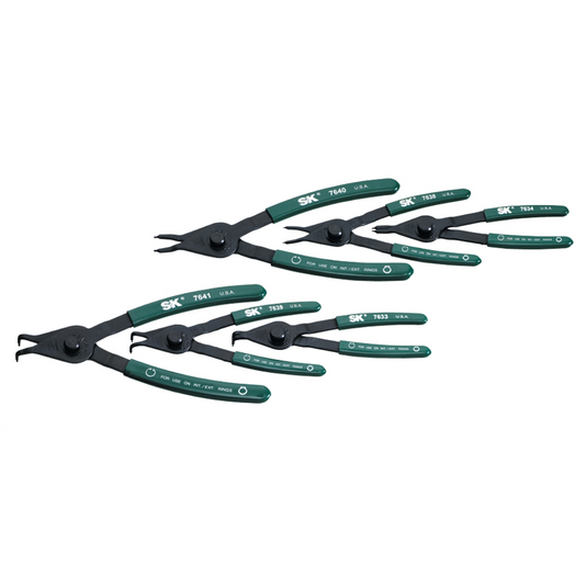 S K Hand Tools SNAP RING PLIERS SET CONVERTIBLE 6PC.