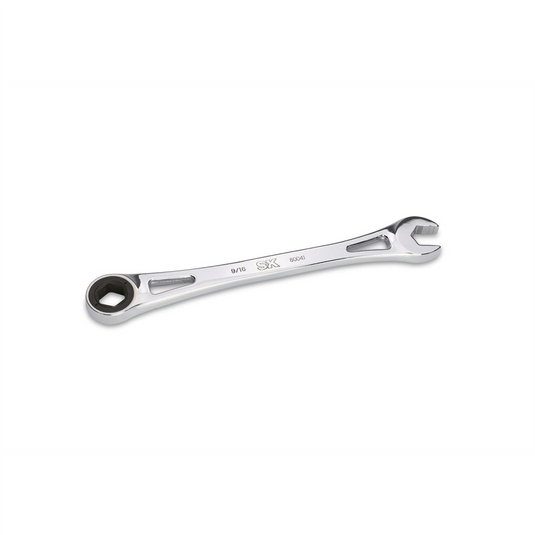 S K Hand Tools 9/16 X-FRAME RATCHETING WRENCH