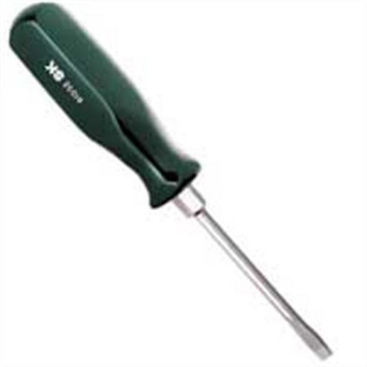 S K Hand Tools SCREWDRIVER SLOTTED 3/8X.070X9.9IN. ROUND BLADE