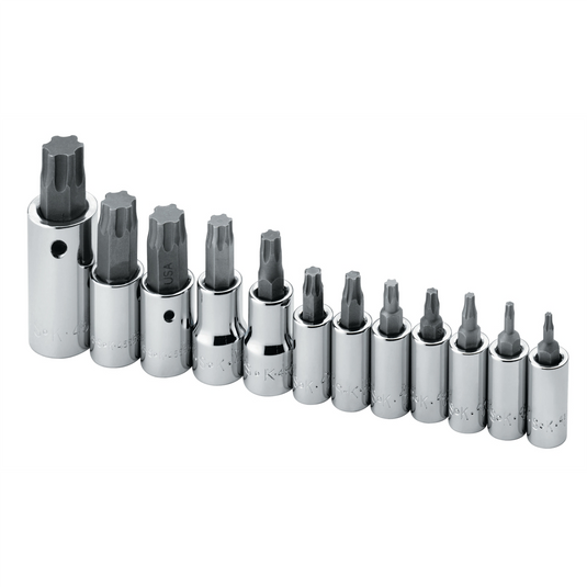 S K Hand Tools TORX BIT SKT SET 12PC T8-T60