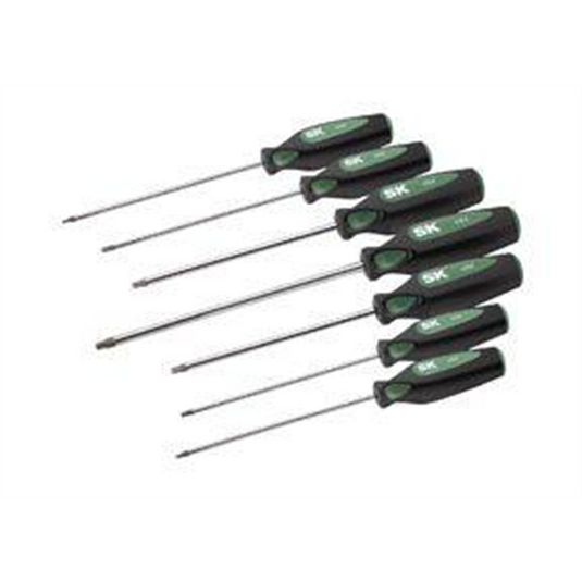 S K Hand Tools 7-Piece Cushiongrip Torx Screwdriver Set