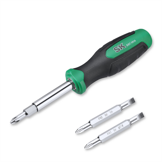 S K Hand Tools 6-in-1 Screwdriver Set