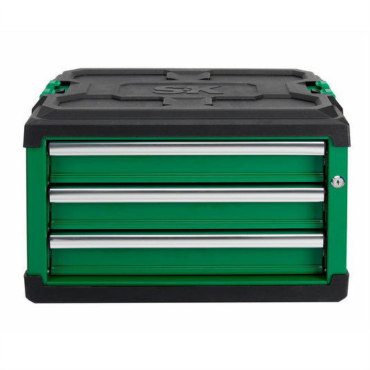S K Hand Tools Modular Stackable Storage Tool Box; 3-Drawer Steel Box