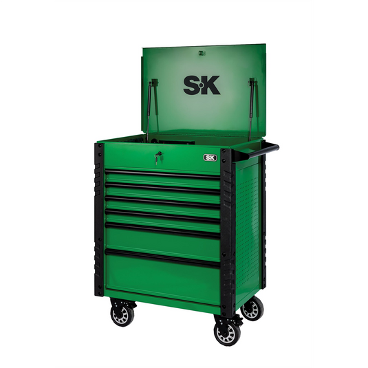 S K Hand Tools 35"" 6-Drawer Work Station