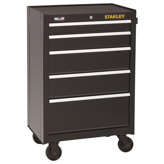 Black & Decker Stanley 5-Drawer Rolling Cabinet; 26.5 in.